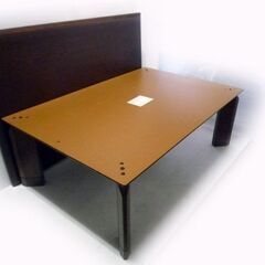 ニトリ 家具調継脚式コタツ 幅120㎝ SPT-120-05DBR こたつ 長方形 【中古】札幌市限定配送OR札幌市白石区/店頭お引き取り歓迎の画像