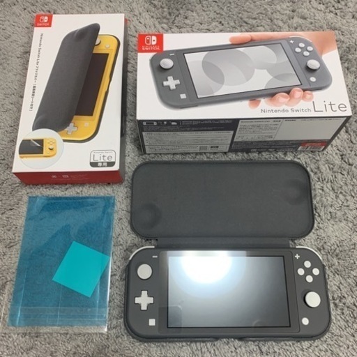 【ほぼ新品】本体 +純正カバー　Nintendo Switch LITE グレー