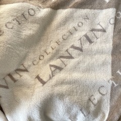 LANVIN ランバン　冬用　毛布　高級品　アクリル製　140×200cmの画像