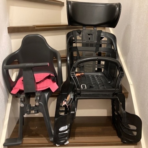 (未使用に近い)OGK自転車チャルートシート2点セット(後座用のみもございます)