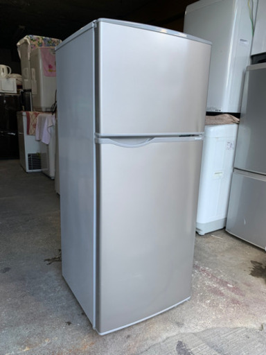 美品 2018年製 SHARP シャープ 2ドア冷凍冷蔵庫 118L SJ-H12D-S