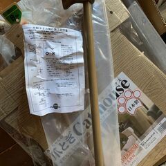 木のタオル掛け　ネジ式　新品未使用