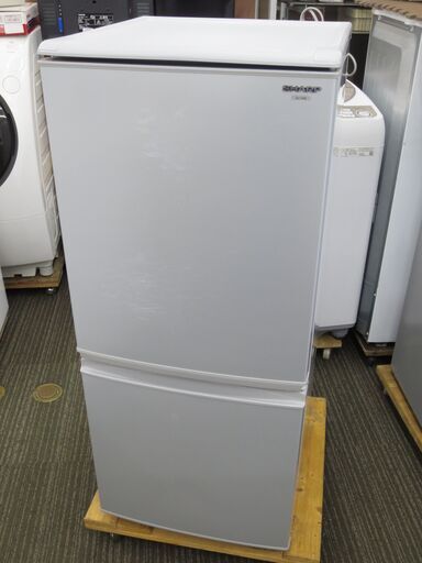 商談中　■シャープ　2ドア冷蔵庫　137Ｌ　どっちもヒンジ　シルバー　SJ-14S　№592