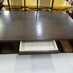値下げしました！　大塚家具製造　引出付ベンチダイニング4点セット　カンナ【愛品倶楽部柏店】の画像