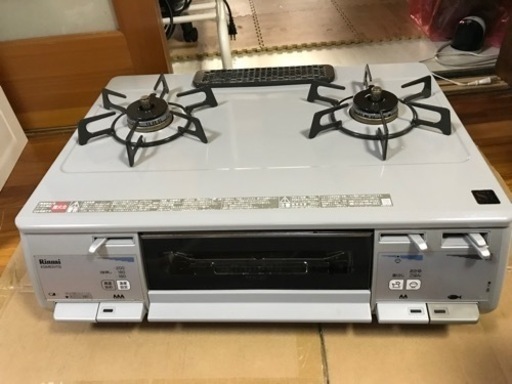 清掃済み　リンナイ　都市ガス　ガステーブル　RT63VHT-L 2017年製