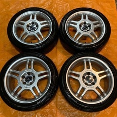 ?AMG17インチアルミホイール4本（溝無タイヤ付）