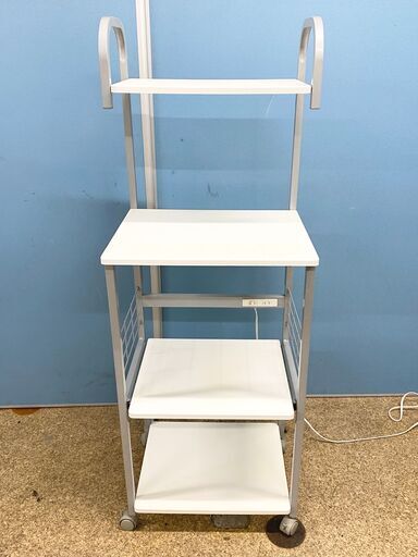 (売約済み)レンジラック ニトリ キッチン収納 キッチンラック レンジ台収納