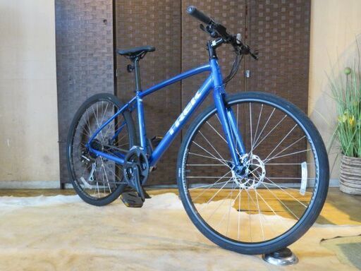 ■TREK FX2 トレック 24速 ブルー Mサイズ 17.5インチ 50cm アルミフレーム クロスバイク 自転車 札幌発