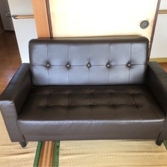 黒革 ソファー　