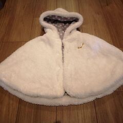 リバーシブルのポンチョの画像