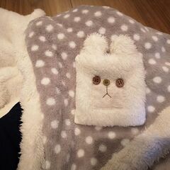 リバーシブルのポンチョの画像