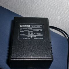 ご活用下さい！ACアダプター　DC14.5V　1200mA 　ティアック製の画像