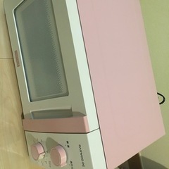 電子レンジ　ピンクの画像