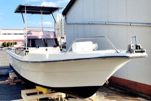 20万値下げ【船検３年付】SUZUKI FF210 4スト新型船外機60馬力 新品オーニング エンジン絶好調すぐ釣りに行けます。 スズキ