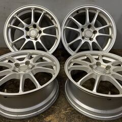 BS ECO FORME SE-10 エコフォルム 社外ホイール 17インチ 4本 7J5HPCD114.3+53 ヴォクシー オデッセイ等　(VHJ214) クレジットカード QRコード決済可能