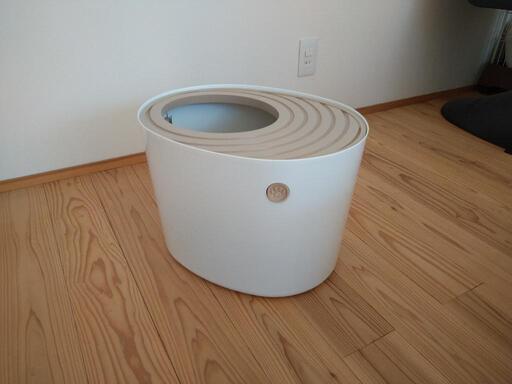 上から猫トイレプチ