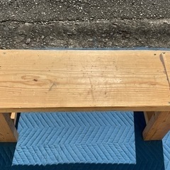 ベンチ　スツール　木製　ディスプレイの画像