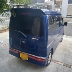 売約済み　　　　　車検付早い者勝ち。在庫あり総額80000円！アトレーワゴン　カスタムターボRS ブラックエディション！の画像