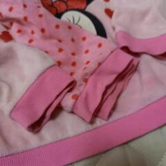 H&M ミニーパジャマ　大きめ80cm ミニーマウス ミニーちゃん 女の子 の画像