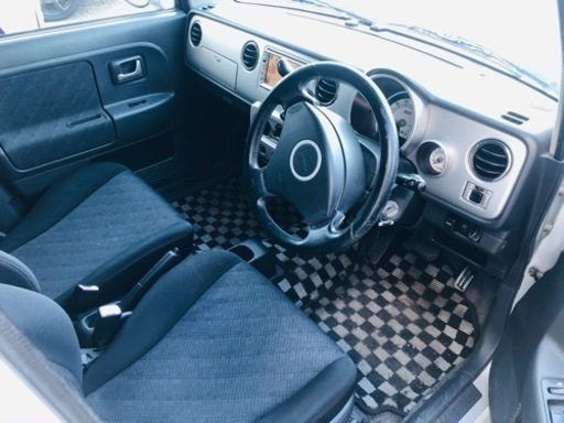 大人の通勤快適ターボ✨車検付スズキラパンSSターボHE21S ナビETC