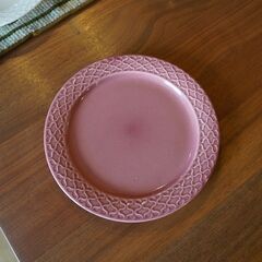 デンマークBing&Grondahl/ビングオーグレンダール社のJens H. Quistgaard/イェンス・クイストゴー Cordial palette/コーディアル・パレットのプレート♪ピンクBK428の画像