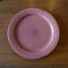 デンマークBing&Grondahl/ビングオーグレンダール社のJens H. Quistgaard/イェンス・クイストゴー Cordial palette/コーディアル・パレットのプレート♪ピンクBK428の画像