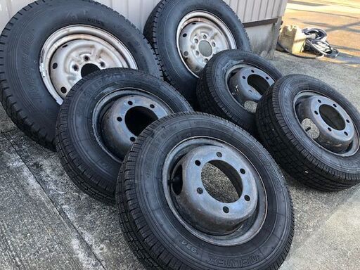 NISSAN ニッサン アトラス TOYO 15×4.5K 6.00/R15LT8P.R 2本 12×4J 155/R12/LT8P.R 4本 スタッドレス６本セット