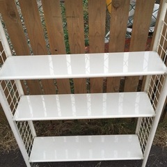 ★状態良好★フリーラック 突っ張り棚 幅77㎝の画像