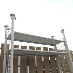 ★状態良好★フリーラック 突っ張り棚 幅77㎝の画像