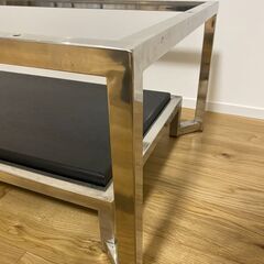 ディスプレイテーブル ガラス天板の画像