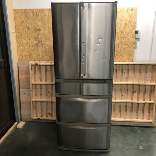 【HITACHI】 日立 フレンチ6ドア冷凍冷蔵庫 R-SF45YM 451L 真空チルド 2009年製