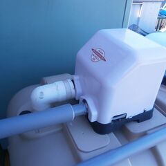 ☆中古品 川本 ソフトカワエース NF2-250S＋TAB-50 100V ポリエチレン製受水槽500Lセット 浅井戸用　動作問題なし ☆の画像