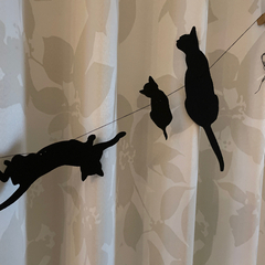 ネコ　ガーランドの画像