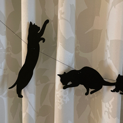 ネコ　ガーランドの画像