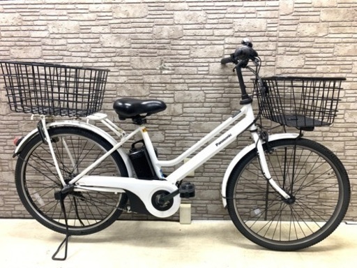 感謝祭SALE 東京23区配達無料　2019年モデル　美品　新基準 Panasonic パナソニック ティモ・S 26型 16Ah リチウム 電動自転車☆中古☆パナ 26