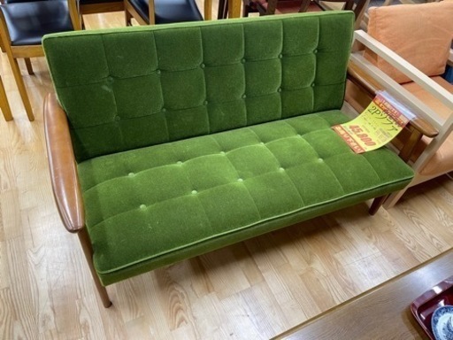 カリモク60★2Pソファ★W36173QW★近隣配送•設置可能