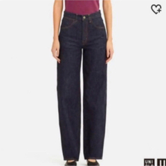 UNIQLO ユニクロ ワイドフィットカーブジーンズの画像