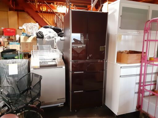 【新生活応援♪値下げ】日立 6ドア冷蔵庫 565L 2012年製 R-B5700　/DJ-0860 1FS