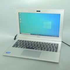 中古美品 シルバー ノートパソコン 11.6型 SONY ソニー...