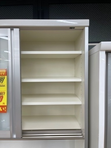 値下げしました！！！パモウナ製★食器棚★横1000mm×高2200mm×奥行500mm 近隣配送•設置可能