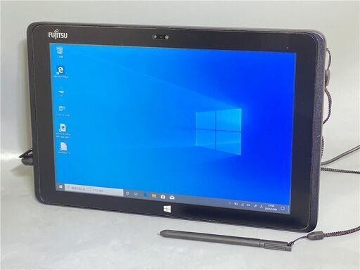 高速SSD タブレット Windows10 中古美品 10.1型 FUJITSU 富士通 Q506/ME Atom x5-Z8500 4GB 無線 Wi-Fi Bluetooth カメラ Office