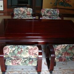 ローチェアー4脚セットの画像