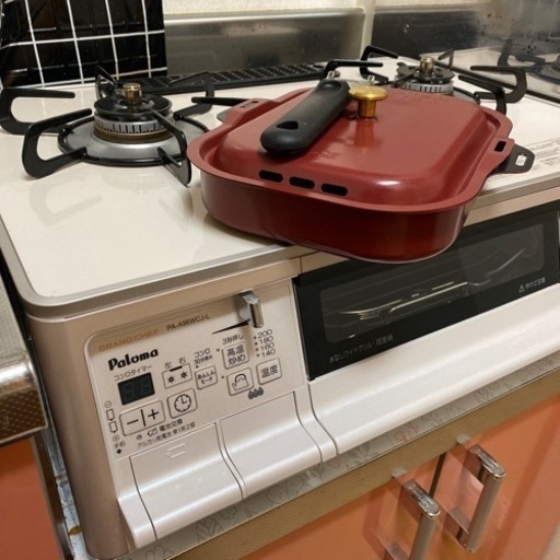 【値下げしました】パロマグリル付きガスコンロ