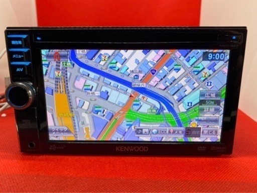 KENWOOD 彩速ナビ MDV-333 最新地図更新 動作確認済み フルセット1-11
