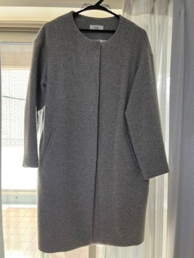 イエナ　ロングコート　グレー
