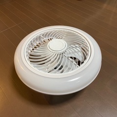 新品未使用ファン・リモコン付きLEDシーリングライト【中国語説明...