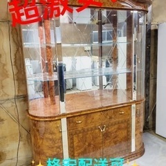 ET622番⭐️ イタリア製 アンティーク調 カップボード 輸入...