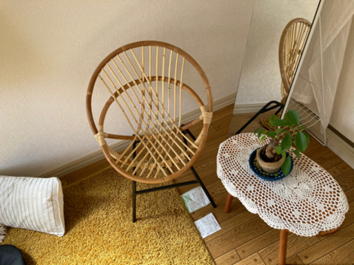 ラタンチェア　momo natural 値下げしました。