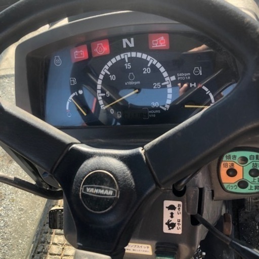 程度良好!! ヤンマー トラクター EF230 エアコン キャビン MT 1118時間　バッテリー新品　ディーゼル　4WD eb16付き　麦畑　