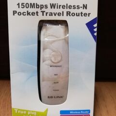 （動作確認要）超小型 モバイル無線ルーター IEEE802.11n/g/b準拠 150Mbps　（Wireless-N Pocket Travel Router)の画像